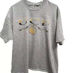 Vintage University Of Central Florida Hanes Beefy Tee Size XL 100% Cotton